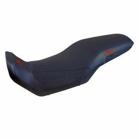 Seat cover Malmo Ultragrip 1BL with logo for HONDA transalp 750