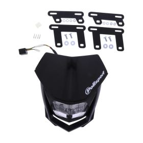 POLISPORT HALO Schwarze Scheinwerfermaske 8667100011 LED