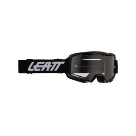 Masque cross LEATT Vizion 2.5s noir blanc lentille transparente 90%