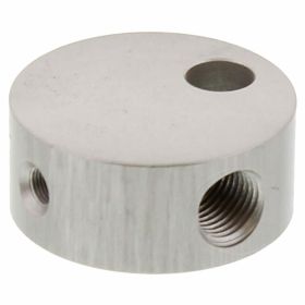 Sdoppiatore tubo freno 3 vie TYP834 3/8 UNF argento