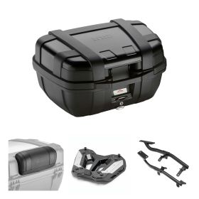 GIVI TREKKER Schwarz 52L Topcase-Kit für BMW R 12 G/S