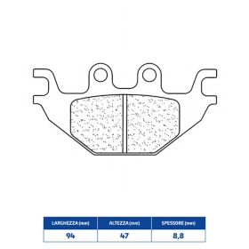 CL-BREMSEN Sintermetall-Bremsbelagsatz