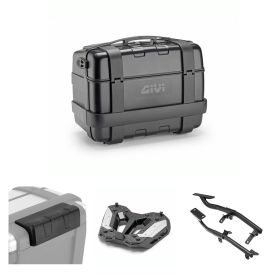 GIVI TREKKER 46L Schwarzes Topcase-Kit für HONDA CB HORNET