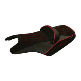 Seat cover Aloi 1 Velvet specific 6RD with logo for YAMAHA t-max 500/530