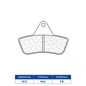 CL BRAKES 2926ATV1 Bremsbeläge Paar gesinterte Verbindung für ARCTIC CAT