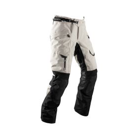 Pantalon moto LEATT ADV DriTour 5.5 Sand blanc noir imperméables