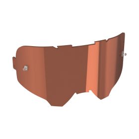 LEATT Dual-Linsen Motocrossmaske Antibeschlag Matt Rot für Velocity-Maske