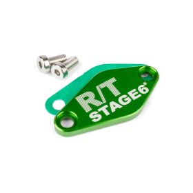 Coperchio pompa olio Stage6 MK2 verde per Derbi/AM6