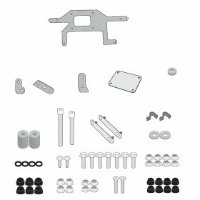 Kit attacchi KAPPA per fissaggio Tool Box S250 su TRIUMPH Tiger 900