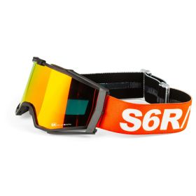 STAGE6 R/T Orange Mirrored Motocrossmaske Linse