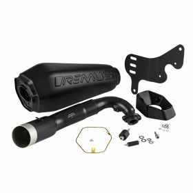 Marmitta racing 4T REMUS inox nero/oro per Vespa GTS/GTS Super/GTV 310 HPE