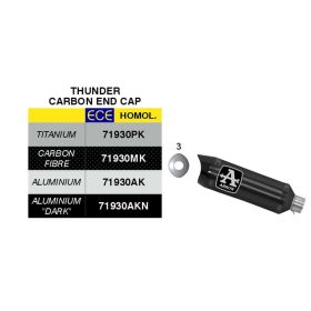 ARROW Thunder Carbon Slip-On Rennschalldämpfer mit Carby-Endkappe Sammler für Yamaha MT-07