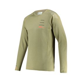 LEATT 5.0 All-Mountain MTB Shirt Langarm Grün Wasserdicht