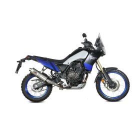 MIVV Oval Slip-on Auspuff genehmigt in Titan für YAMAHA Tenere 700 2025