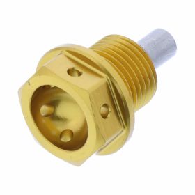 Tappo scarico olio racing JMP magnetico M14X1,25 12mm oro