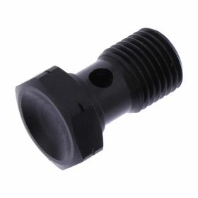 Single Banjo Bolt STAHLFLEX M12x1.25 Black Stainless Steel