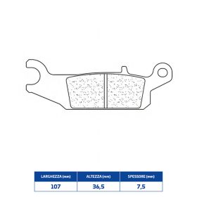 CL-BREMSEN gesinterte Bremsbeläge für YAMAHA