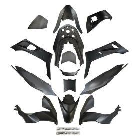 Kit carene 14 pezzi nero opaco T4TUNE per Honda Pcx 125 E5 2021