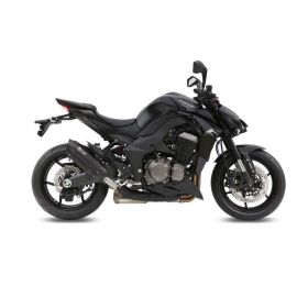 Doppia marmitta Slip-on nera MIVV Suono omologata per KAWASAKI z 1000/z 1000 r edition