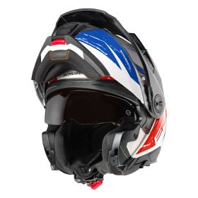 Modular Helmet SCHUBERTH E2 EXPLORER Blue White Red