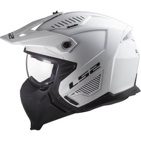 Casco Jet LS2 OF606 DRIFTER Solid Bianco Lucido