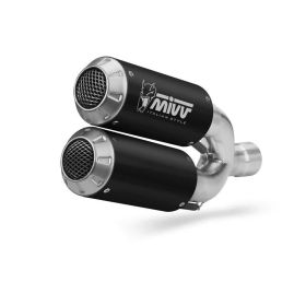 Doppia marmitta Slip-on nera MIVV Mk3 per DUCATI hypermotard 939