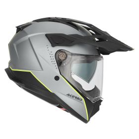 Enduro helm dual road ACERBIS ATTACK grau/gelb