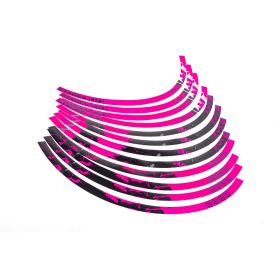 Kit adesivo cerchione 12 pollici STAGE6 rosa/nero