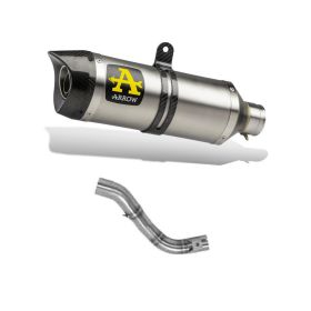 Marmitta Slip-On racing ARROW Thunder alluminio carby cap e raccordo per Honda crf 300 l