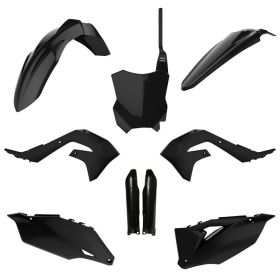 POLISPORT 9 Fairing Kit Black for Kawasaki KX