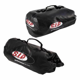Borsa a tubo SIP impermeabile nera M+L con 4 cinghie di fissaggio