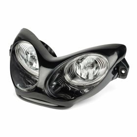 STR8 Schwarz Doppel-Scheinwerfer Auto-Glas Yamaha Aerox