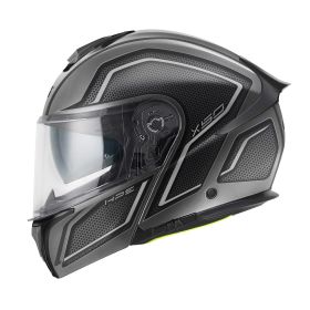 GIVI X50 Fiber Hologram Modular helmet titanium black grey
