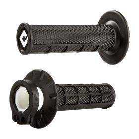 Manopole ODI GRIPS Half-Waffle MX bloccaggio rapido nero
