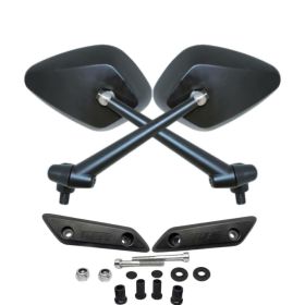 Coppia specchietti manubrio FAR 8071 con kit montaggio per Yamaha