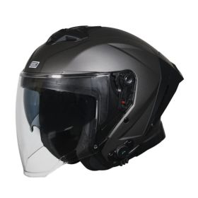 Casco Jet ORIGINE APRICA BT SOLID titanio opaco