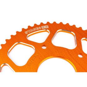 Stage6 53 Teeth Orange Crown for Peugeot/Rieju