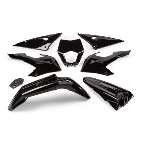 Str8 Kunststoff-Kit Schwarz 8 Teile für Rieju Mrt