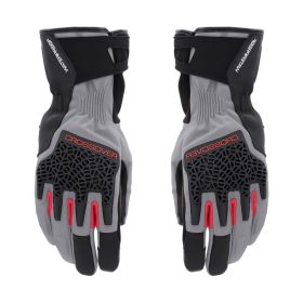 ACERBIS CROSSOVER WP Winter-Motorradhandschuhe zertifiziert wasserdicht grau schwarz