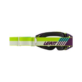 Masque cross LEATT Velocity 5.5 Cryztal Lime jaune lentille violette 75%