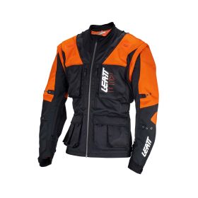 LEATT Moto 5.5 Enduro Summer jacket orange black grey waterproof