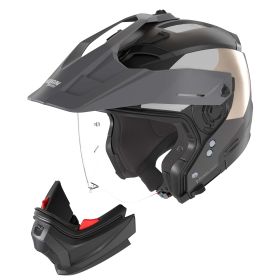 Casque enduro modulable NOLAN N70-2 X Selvado 347 noir gris