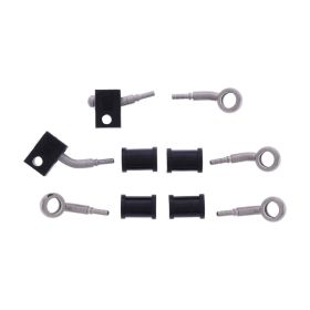 JMP 3 Bremsleitungsset HBF-4010-V Silber für Kawasaki Z 900