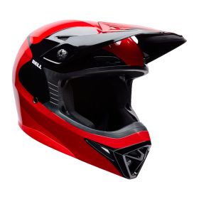 Casque motocross BELL Mx-10 Mips Wave rouge noir