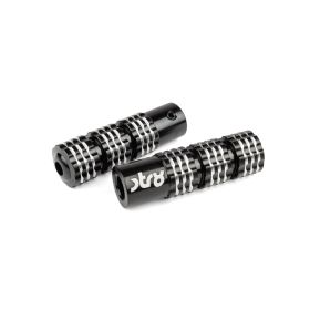 Str8 Ultra Grip Repose-pieds en aluminium noir