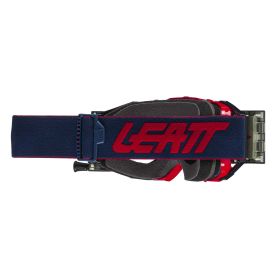 Masque cross LEATT Velocity 6.5 Roll-Off rouge bleu lentille claire 83%