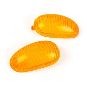 Paar orangefarbene Frontblinker-Gläser