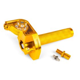Comando gas rapido MOTOFORCE RACING dorato CNC alluminio