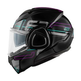 GIVI X36 Vertigo Wendbarer Modularer Helm schwarz Fuchsia