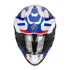 Casco enduro dual road Scorpion EXO ADF-9000 AIR Patrol blu rosso